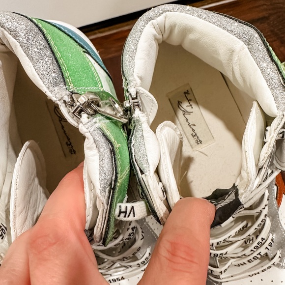 Vintage Havana, DREAM 11- MULTI MIX High Top Sneakers, Size 10, NEVER WORN - Picture 9 of 11